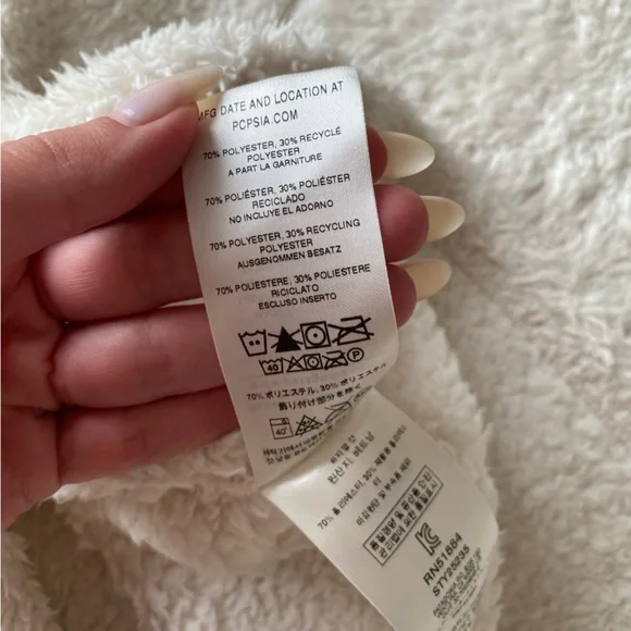 Patagonia Los Gatos Sherpa Fuzzy Quarter Zip Fleece Sweater Jacket - Picture 5 of 6